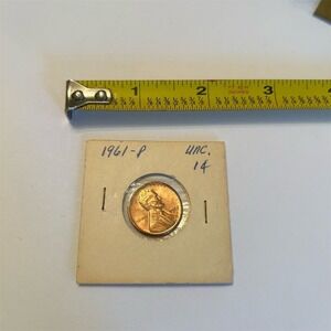 1961-P Lincoln Memorial Cent Uncertified Uncirculated Small Cent Coin